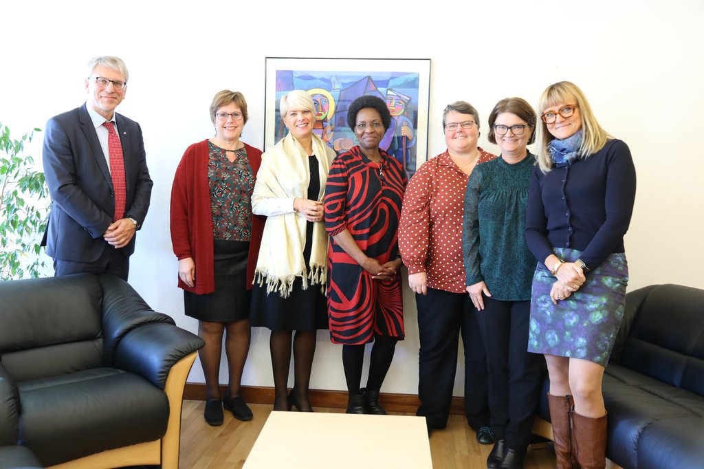 A #WCC #ACT #LWF Study Day for the group from the Church of Norway @kirken  Here with the moderator Kristin Raaum Gunleiksrud, Church of Norway National Council #FellowPilgrims #Unity #Love #Peace #Justice