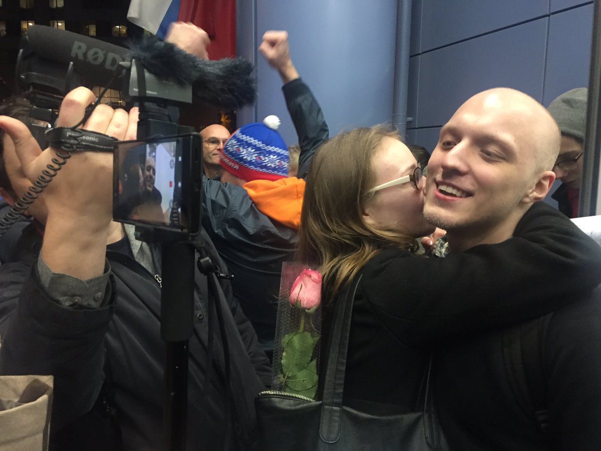 Костя на свободе