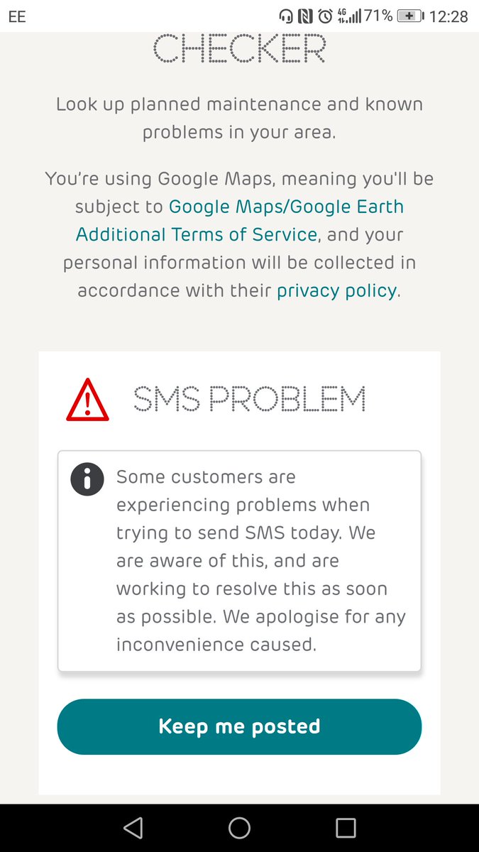 Jennib263's tweet image. For those having problems texting on ee #EE #NetworkProblem