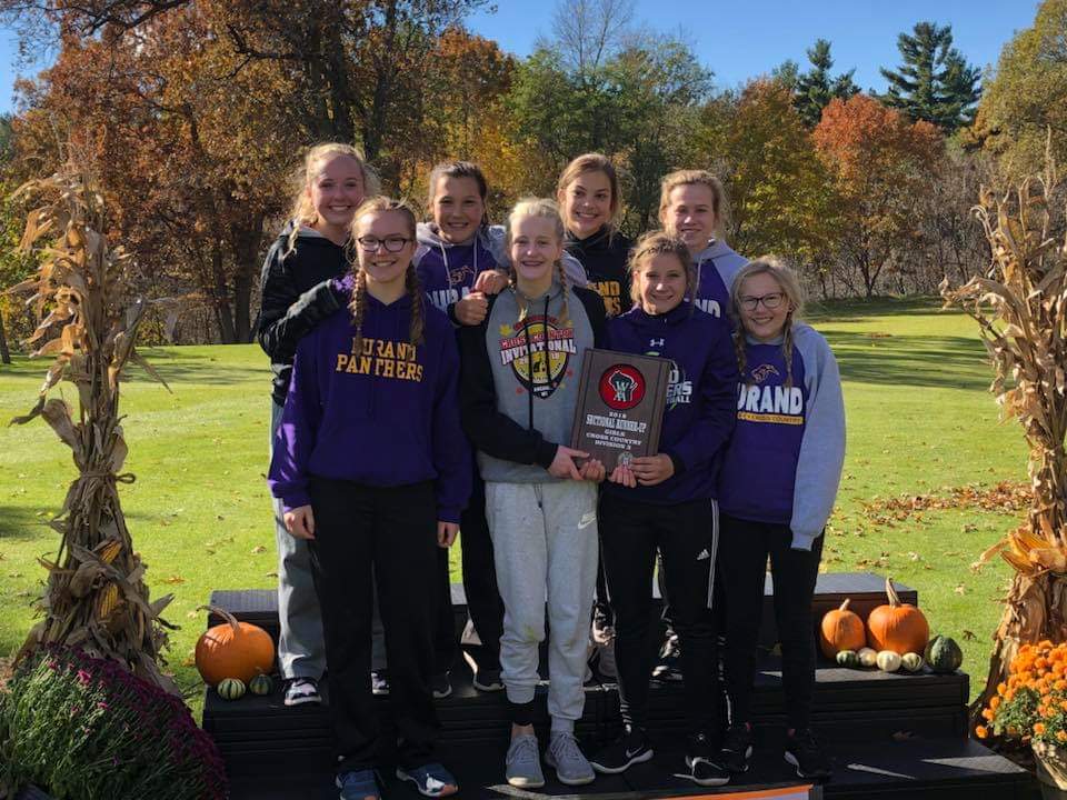 DurandPantherXC's tweet photo. Did you hear? The girls are going to STATE! First time in program history. And Isaac and Parker are going as individuals, Isaac making it his third year in a row! #roadtorapids #statebound #durandpanthers https://t.co/sN4DhVsfIs