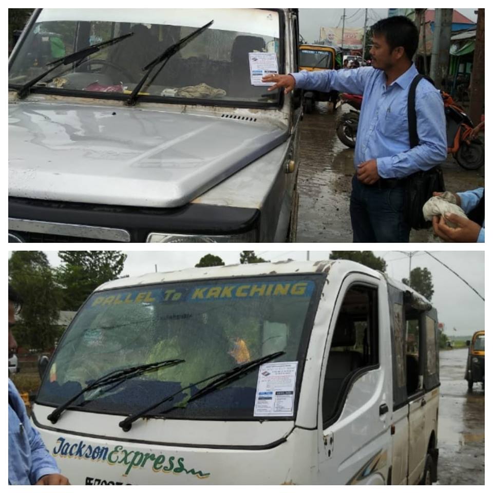CeoManipur's tweet photo. SVEEP Awareness Campaign along Pallel - Kakching route, Chandel.
@deo_chandel
@CSveep  
@ElectionComm 
Enroll yourself at: https://t.co/lv4W7MfbTl 
Visit us: https://t.co/Ozi39xlITI 
#Manipur #SVEEP #VoterRegistration #ElectionCommissionofIndia https://t.co/d3Kh8JjC6g