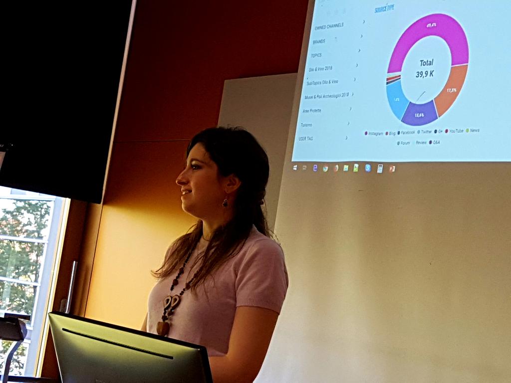 Today Laura Caldarella from @blogmeter joined us in our MCC research methods class at <a href="/USI_university/">USI University</a> to talk about #sociallistening. Great lab!!