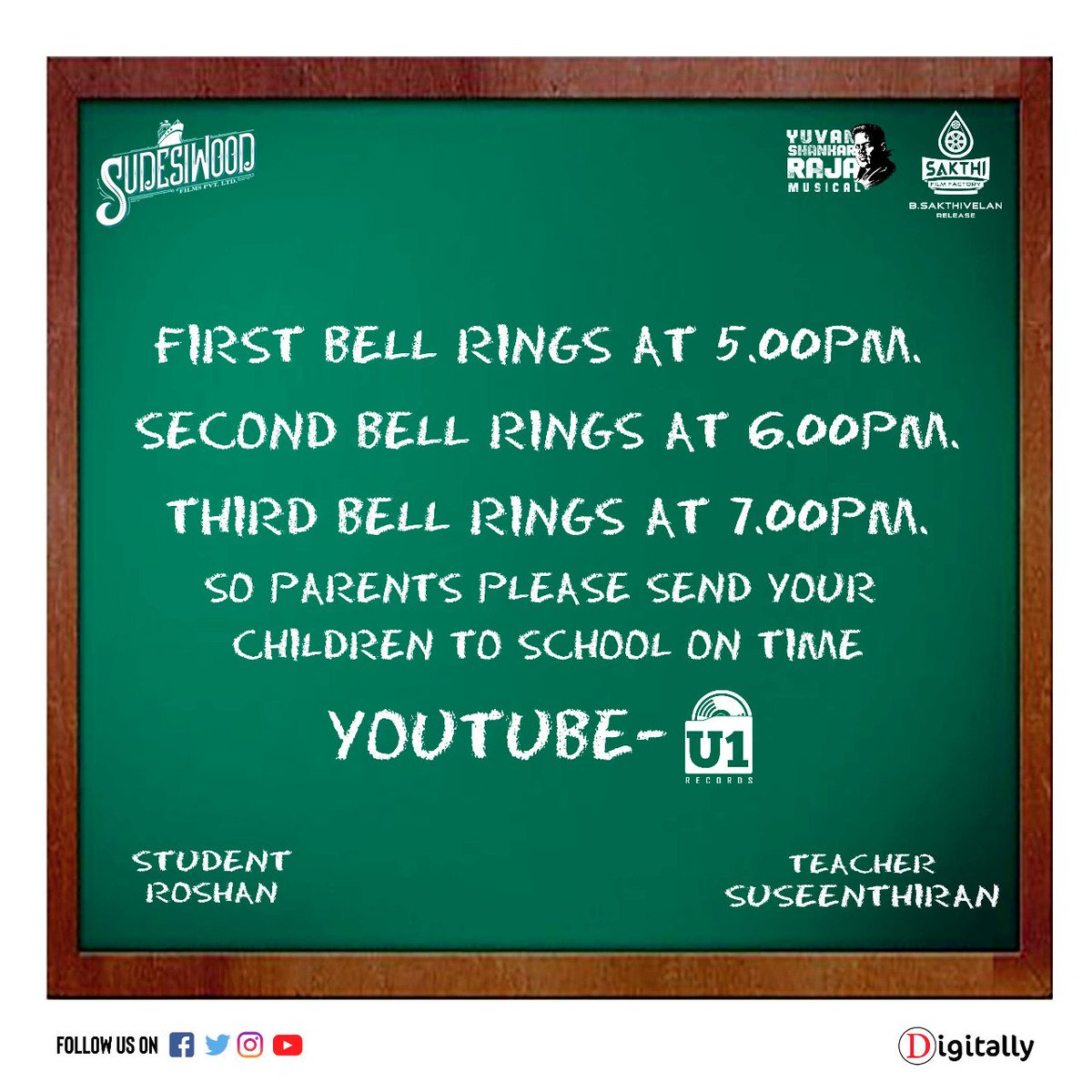 360dCinema's tweet photo. Student's Come to Class At 7pm today #GeniusTrailer @U1Records

Student _ @Roshanoffl
Teacher - @dir_susee

https://t.co/yBhDJtQUow

 #4DaysToGoForGenius
#Genius @dir_susee @Roshanoffl @thisisysr @DuraiKv @U1Records 
#GeniusArrivesIn4Days @D_igitally @sudesiwood @SuryanFM https://t.co/nM3TUrYdHJ