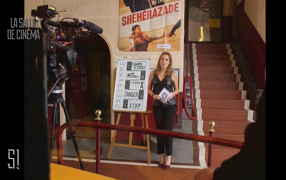 FranceTV's tweet photo. Coup de projecteur sur les salles obscures à 22.40 dans #Stupéfiant @LeaSalame !

⭐ Les Champs-Élysées : l'avenue du cinéma
🚫 Le Beverley : le dernier cinéma porno
📽️ La cinémathèque de Tanger
🗣️ Entretien : Eddy Mitchell https://t.co/n9LCdSOW0g