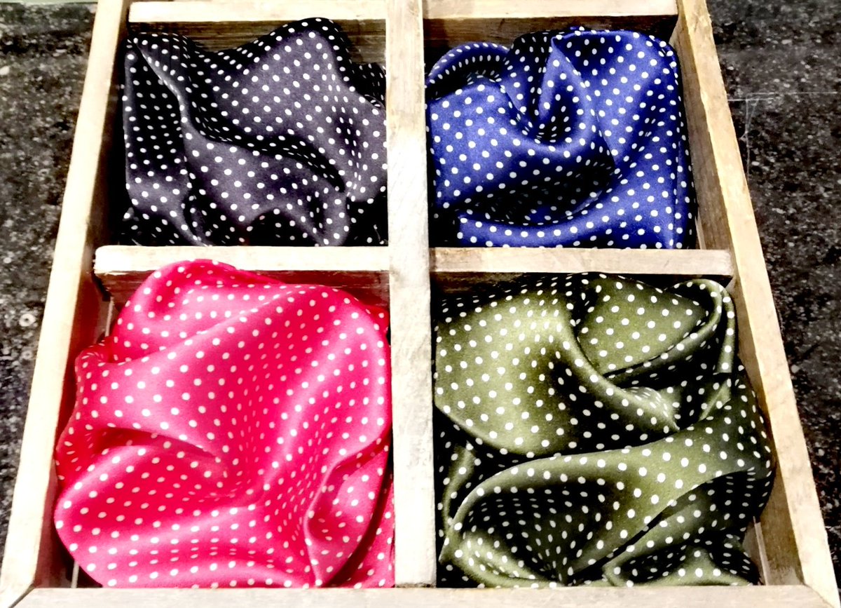 eclectichound's tweet photo. @tootalscarves #satin #silk #polkadot #scarves with #matching #pocketsquares &amp; #skinny #woven #silk #polkadot #ties #aw18 #accessories #giftidea #giftsforhim #style #stockingstuffers #winchester #independent #boutique #shopindie #indiewinch #supportsmallbusiness #lovewinchester https://t.co/Gfrp1ZCznU