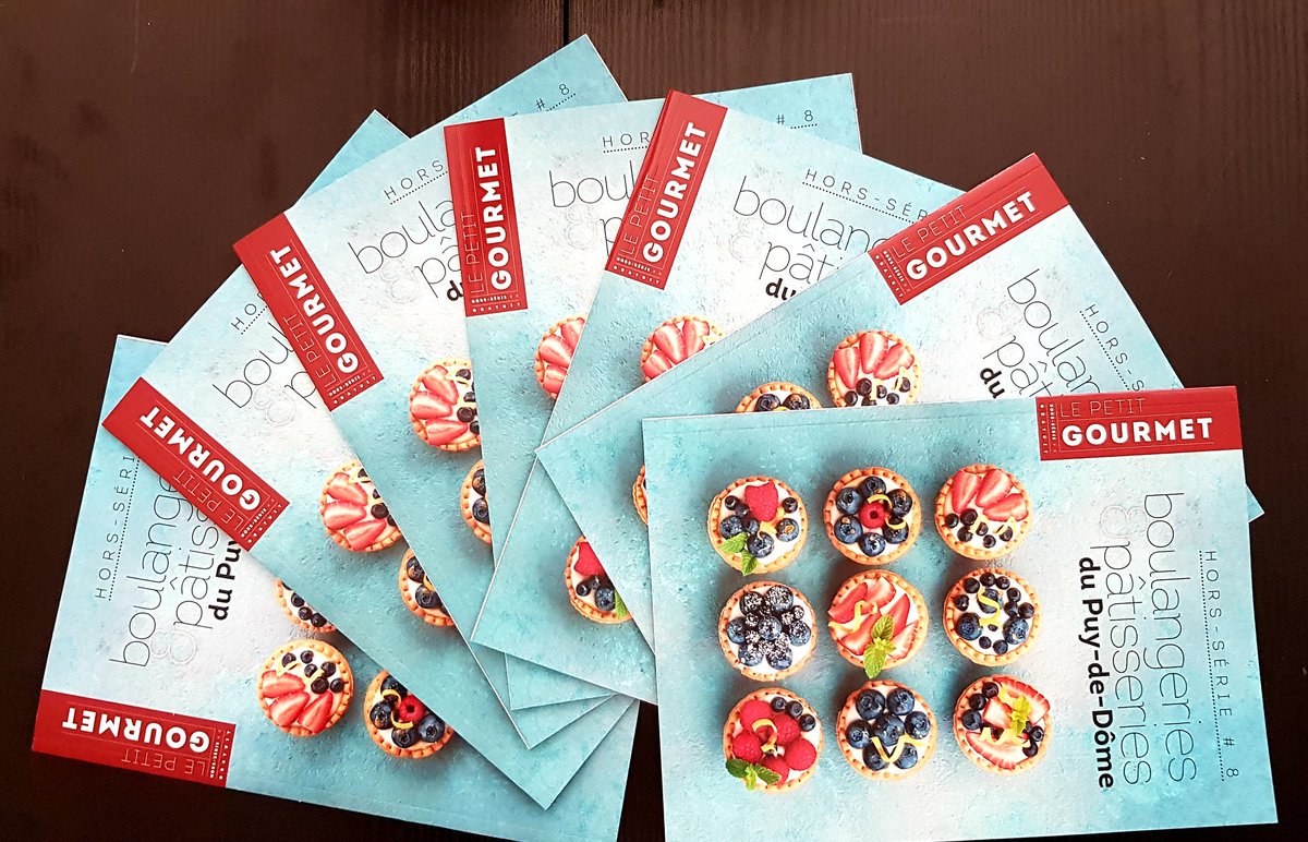 Nouveau!!! le premier hors-série boulangerie-pâtisserie du Puy-de-Dôme sort aujourd'hui. Au menu, 30 recettes sucrées, des conseils et des astuces.
#patisseriesdupuydedome
#gourmandises