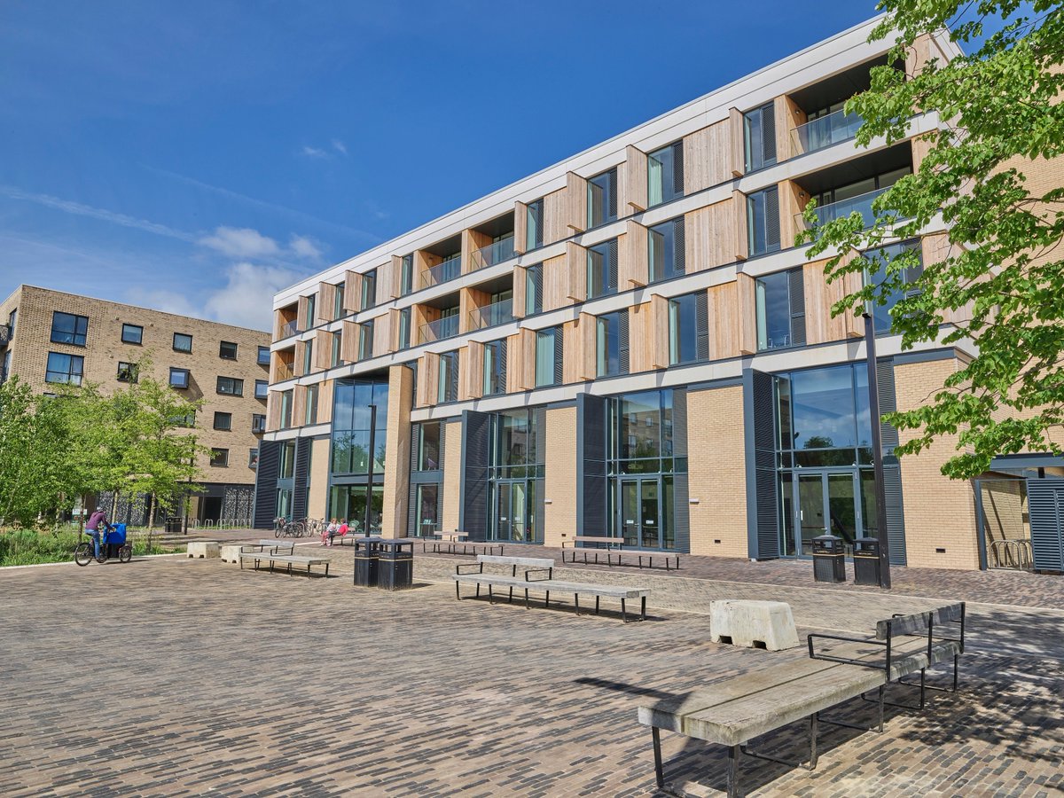 Exciting news for #Trumpington, Cambridge! This Saturday will see the official launch of <a href="/clayfarmcentre/">Clay Farm Centre</a> at #Hobsons Square. The community will benefit from #facilities such as a public #library, café, #health centre and a dance / exercise studio. #CommunityLife <a href="/GreatKneighton/">Great Kneighton</a>