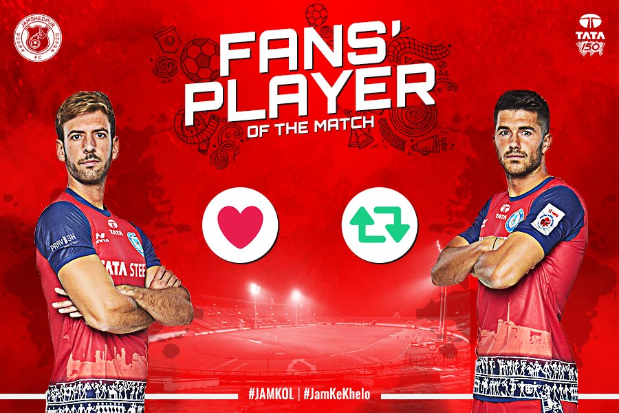 JamshedpurFC's tweet photo. It's your time to choose the player of the match, people! 🤩
♥ - Mario Arques
🔁 - @CidonchaSergio
#JamKeKhelo #JAMKOL https://t.co/bMiG8BaBZJ
