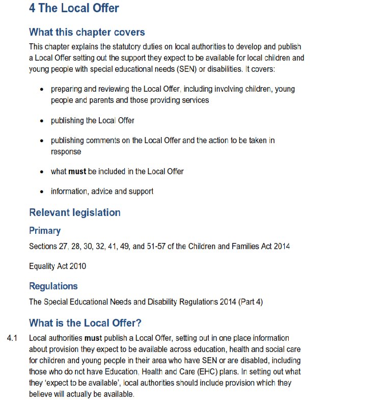 Making the most of the #SEND Local Offer - 5 tips via <a href="/OptimusSEND/">Optimus SEND</a> 
my.optimus-education.com/making-most-lo… #TeamADL <a href="/SEND_Leaders/">#TeamADL CIC</a> 

<a href="/LONorthants/">LONorthants</a> <a href="/DevonSEND/">Devon Sendro</a> <a href="/DerbyCC/">Derby City Council</a> <a href="/ReadingCouncil/">Reading Borough Council</a> cited as examples along with Young People from EPIC Project by <a href="/CDC_tweets/">CDC</a>