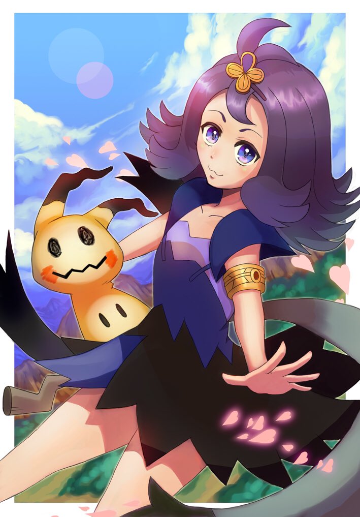 Luxe ルーク على تويتر アセロラとミミッキュ描いてみた ポケモン