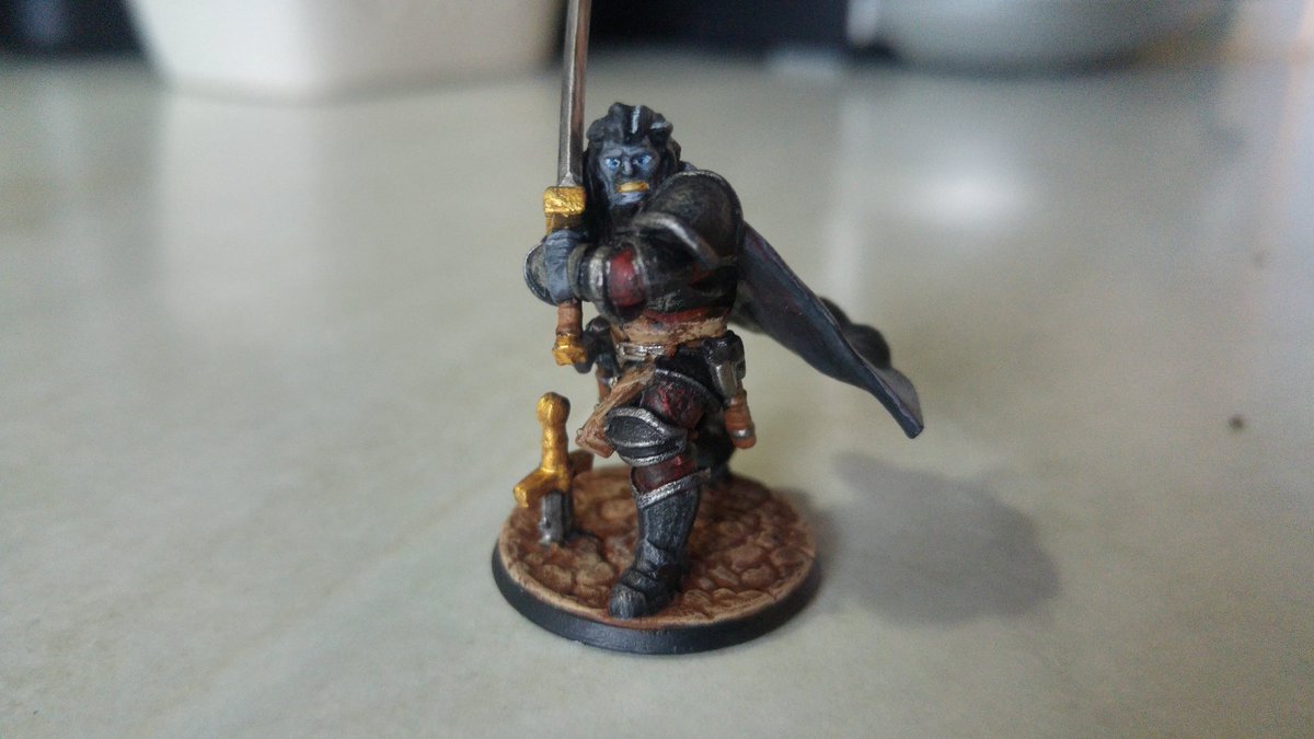 This rolled around quicker than expected - GIVEAWAY TIME!

I will paint a mini of your choice to represent your OC.

Rules:
Follow me &amp; Retweet this tweet.
I'll pick a winner on 4/10 (Oct 4th) at 6pm GMT
Minis limited to "human" size
Max mini cost £20
I'll Tweet &amp; DM the winner