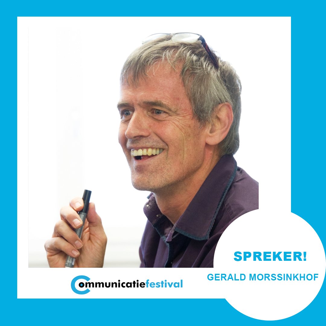 Communicatie-uitingen komen vaak anders binnen bij de ontvanger. Herkenbaar? Docent, schrijver en spreker Gerald Morssinkhof legt op 15 november uit hoe het wél moet: ow.ly/v4iY30mkbe3 Bestel snel je kaarten via ow.ly/ImT830mkbd9 #commfest2018 #whatsnews #communicatie