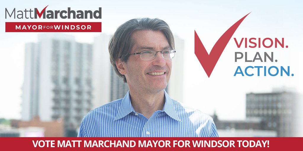 No voting card? Need to find your voting station? Need a ride? We've got you covered! Voting Station Information and Getting to the Polls - votemarchand.com/vote-marchand-…

Vote Marchand for Mayor TODAY! #VoteMarchand #VisionPlanAction #Windsor #PositiveChange #Community #Teamwork
