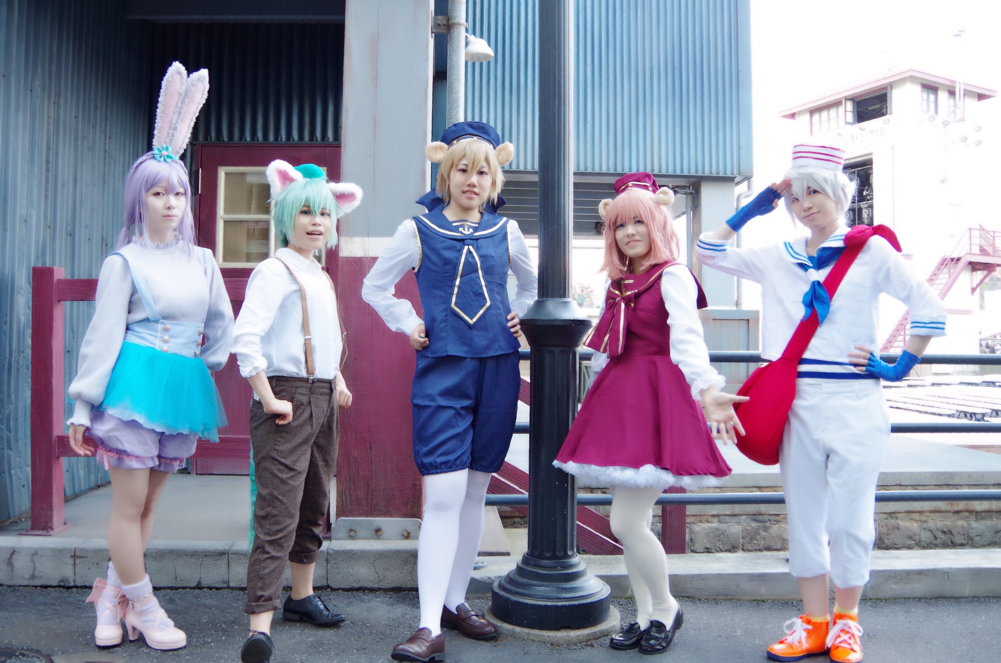 即納 コスプレ衣装 dハロ カラフルハピネス 仮装 ステラルー 土曜日