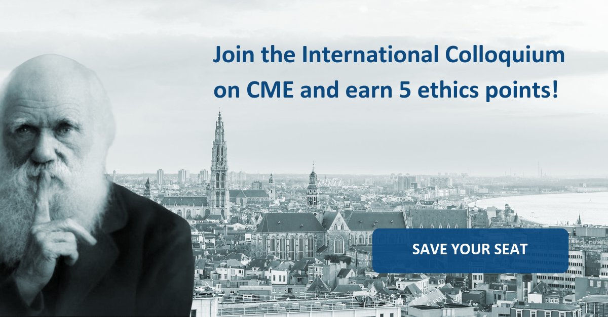 Earn 5 CME points for Ethics &amp; Economics when you attend the International scientific #colloquium on #CME in Antwerp. Buy your tickets now: bit.ly/2J955SI