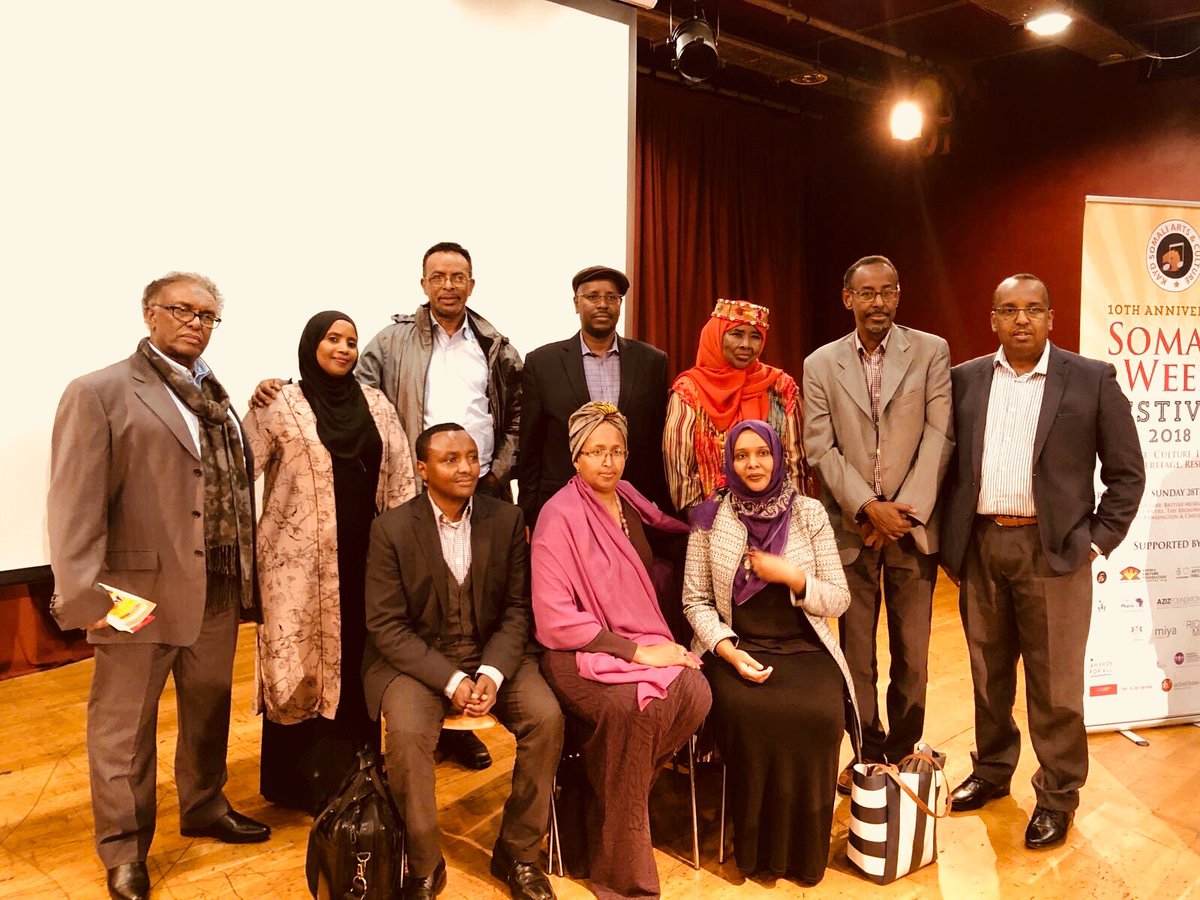HarunMaruf's tweet photo. In the company of amazing people - Hibo Nura, Said Salah, Asha Luul, Baashe, Luul Arawelo, Boodhari, Abdirahman Abtidon, among others. #London #22October2018 https://t.co/V9GUah69U5