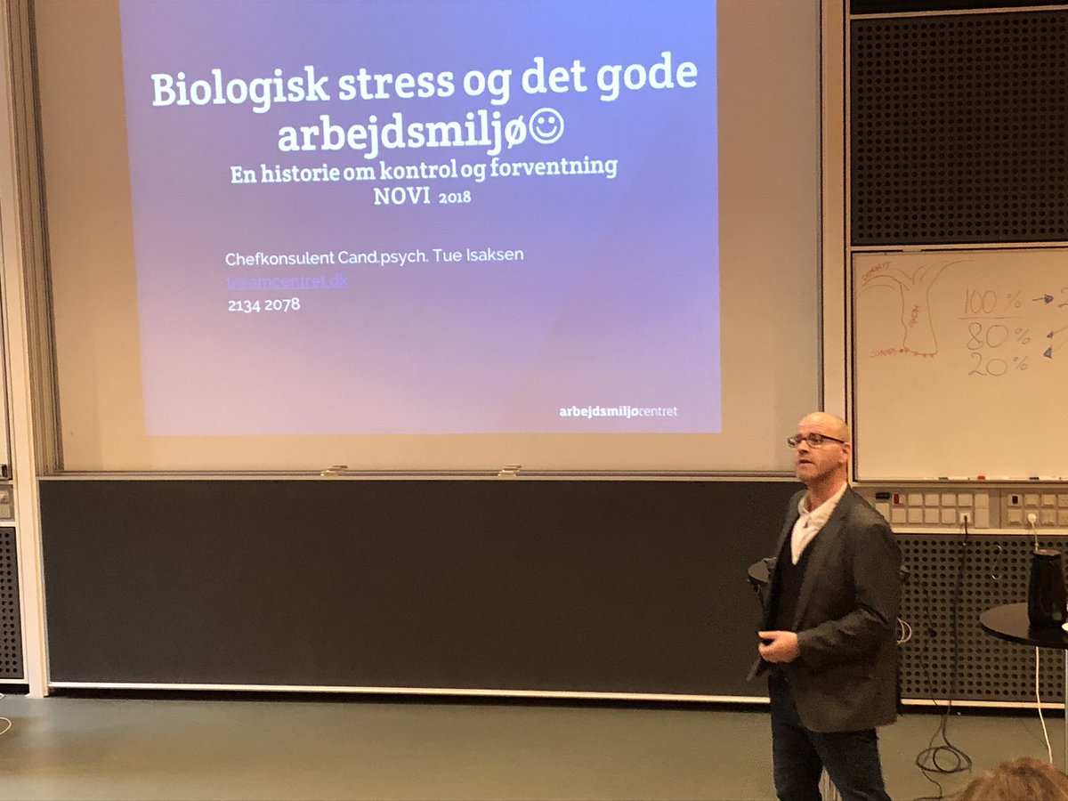 “Stress = medarbejdere som forsøger, at løse opgaverne til et niveau som ressourcerne ikke dækker” Citat: Tue Isaksen fra Arbejdsmiljøcentret