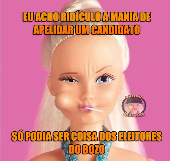 GuerradeBarbie's tweet photo. Onde já se viu chamar o Alckmin de santo merendeiro, aff que ódiu dessis bozominios. #BarbieIsentona #guerradebarbies #guerradebarbie https://t.co/2DPoIPxa1n