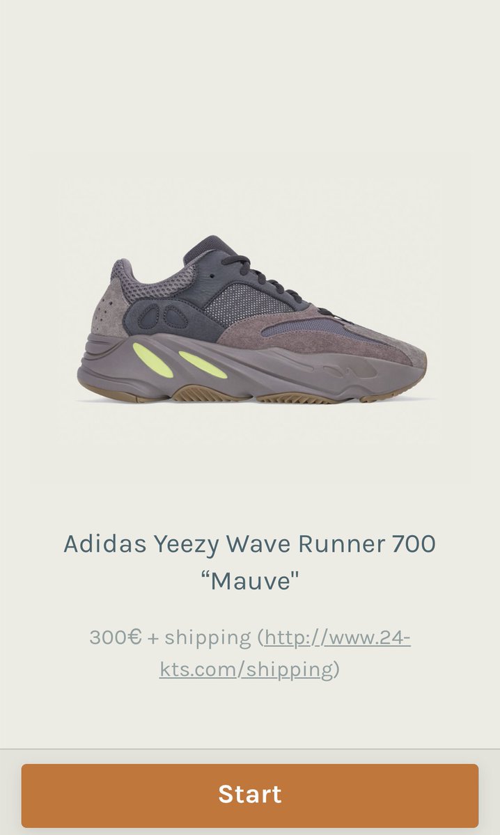 yeezy 700 mauve raffle