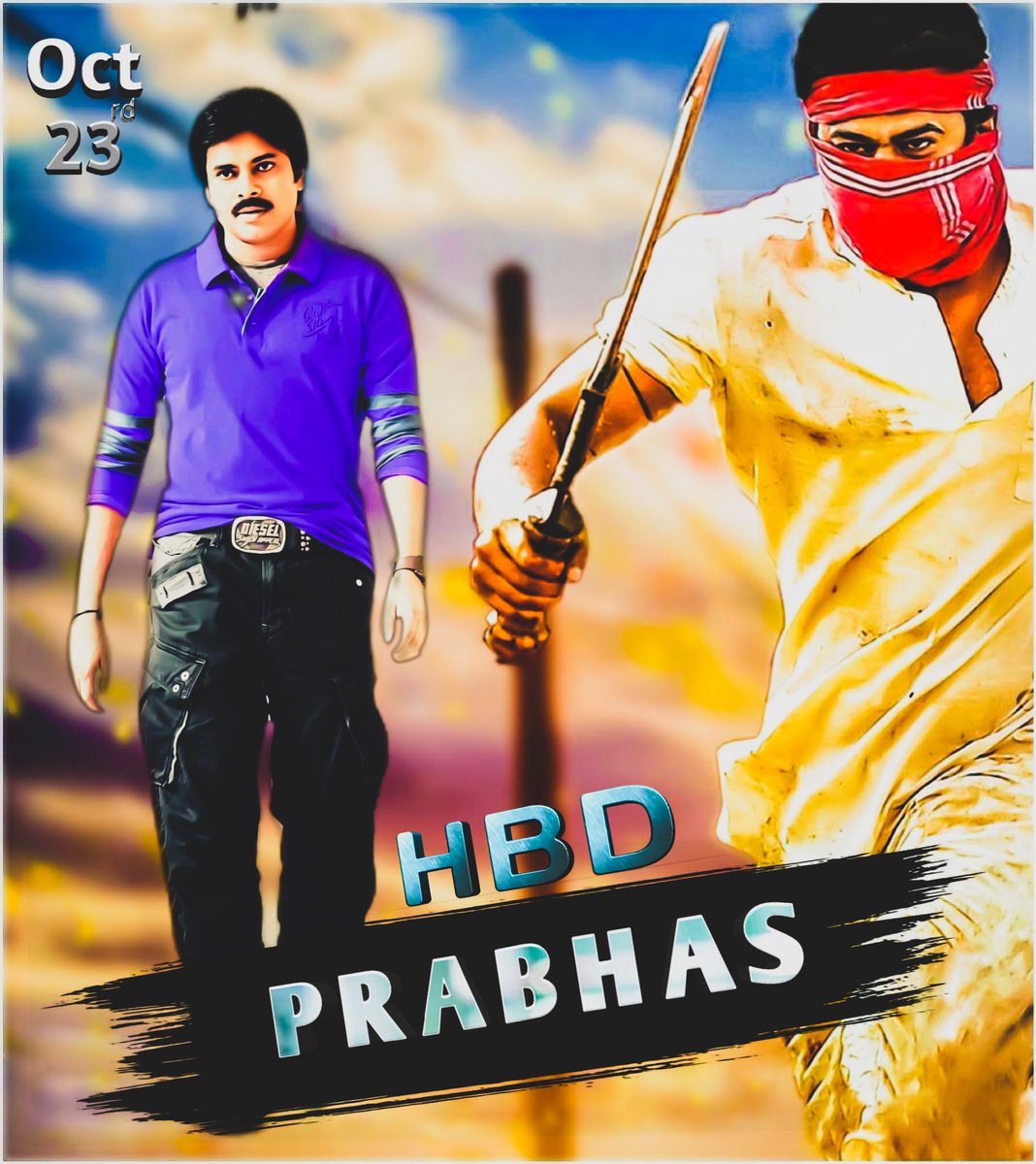 • HBD #YRS_PRABHAS 💝 !
• A Spl Gift Made by Me 💞 !
#HBDPrabhasFromPSPKFANS