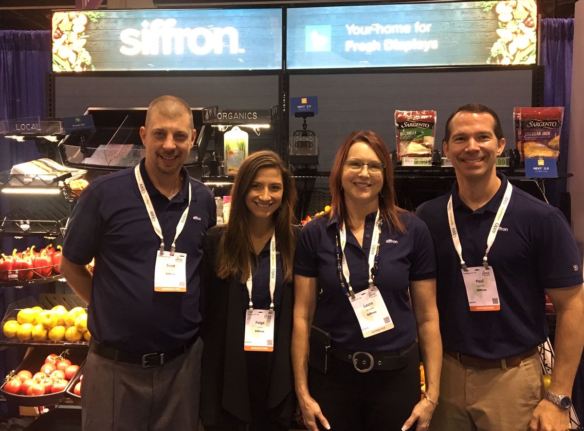 FFRMerch's tweet image. EVENT: We would like to thank everyone who stopped by the siffron booth at the PMA Show to check out our best-in-class fresh area merchandising solutions. siffron.com #FreshSummit @pma