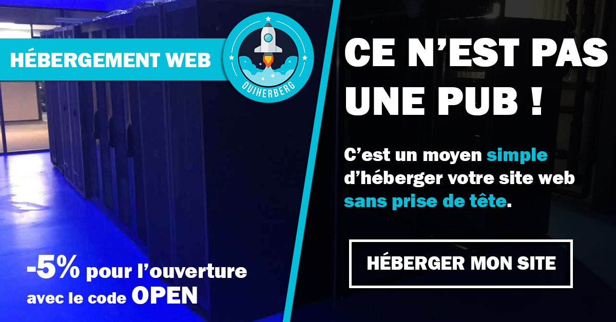HapiDevFR's tweet image. Vous avez des besoins pour #héberger votre #site? Notre client   @Ouiheberg vous propose différentes solutions #mutualisées de #qualité ! Allez y faire un tour vous ne serez pas déçu. ouiheberg.com
#hebergement #web #internet #pascher #ouiheberg #lancement