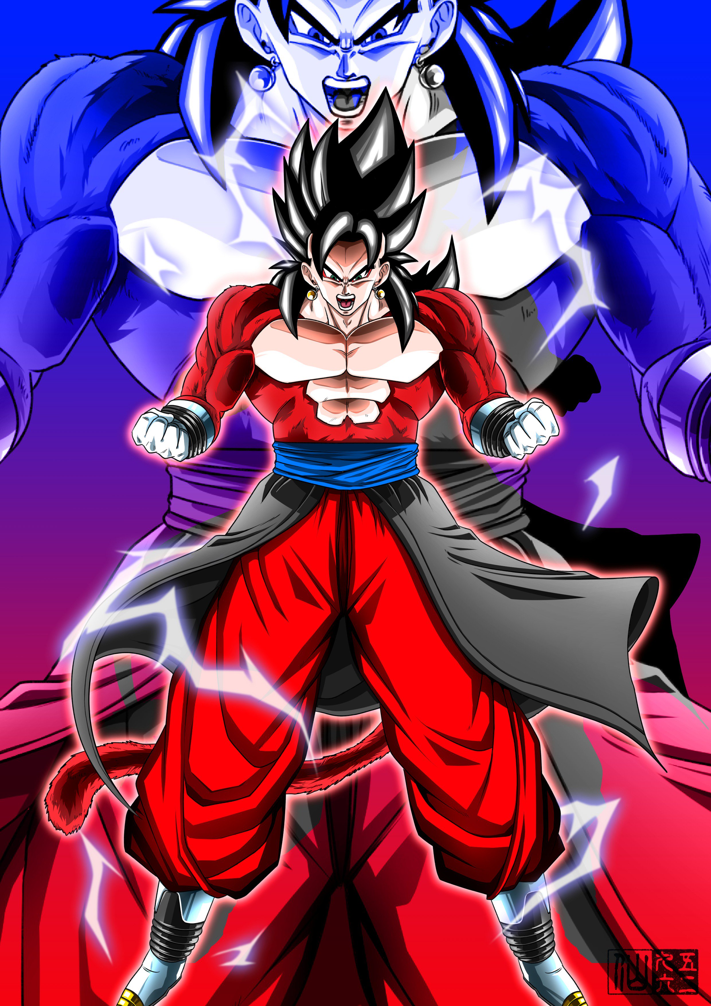 ドラゴンボール ベジット  スーパーサイヤ人 4 超サイヤ人4ベジット,またはベジット4 - 異人種・異能・異個性