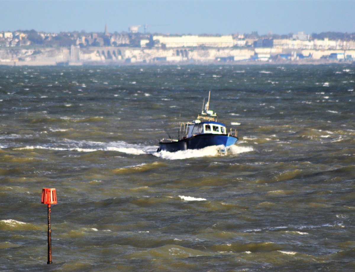EyeDealKent's tweet image. Fishing boat I christened The Lady Fran, Sandwich Bay this morning
