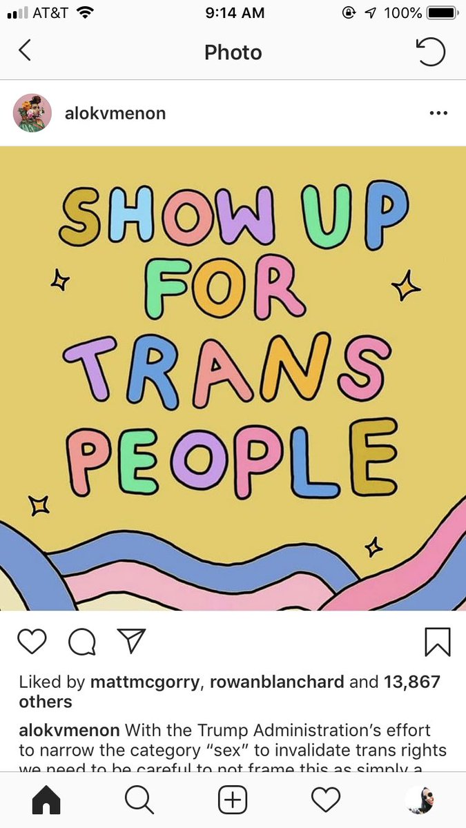 YWCAUSA's tweet image. A government, a memo, a politician might try, but transgender and GNC people #WontBeErased. Ever. 

We won’t put up with attacks on trans rights. Our liberation is bound in each other’s. Show up and stand with our fellow human beings.  m.facebook.com/events/4816010… @TransEquality