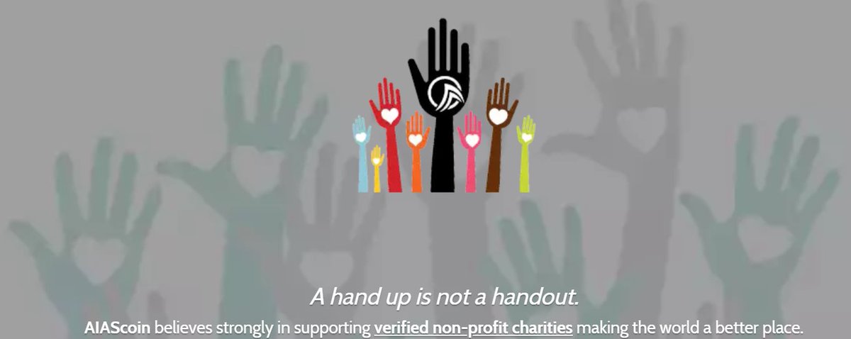 AiasCharity's tweet photo. AIAScoin believes strongly in supporting verified non-profit charities making the world a better place.
https://t.co/6ML4i5Qnto
#LIKE
#RETWEET
#COMMENT
TAG A CHARITY
#CryptoCause #CryptoGood #DonateWithCrypto #DonateCrypto #Charity $BTC $ETH $AIAS https://t.co/gB81s4aHTy