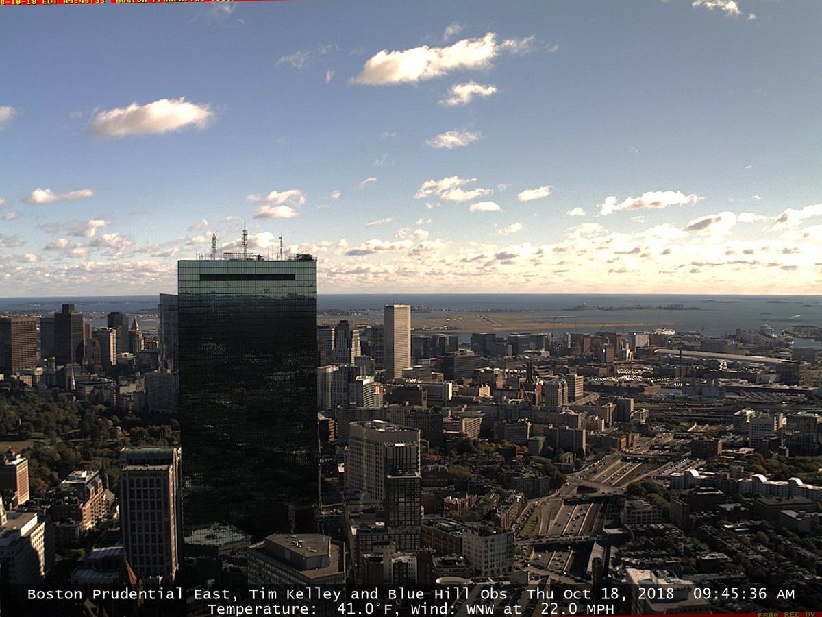 AdamKoslen's tweet photo. Good morning! It's an absolutely gorgeous day in #Boston. I find 41° a touch cool right now, but the sunshine is definitely cheering me up. Temps will top out in the low 50s this afternoon. #mawx #focusonthegood https://t.co/fnqfnHEaO4