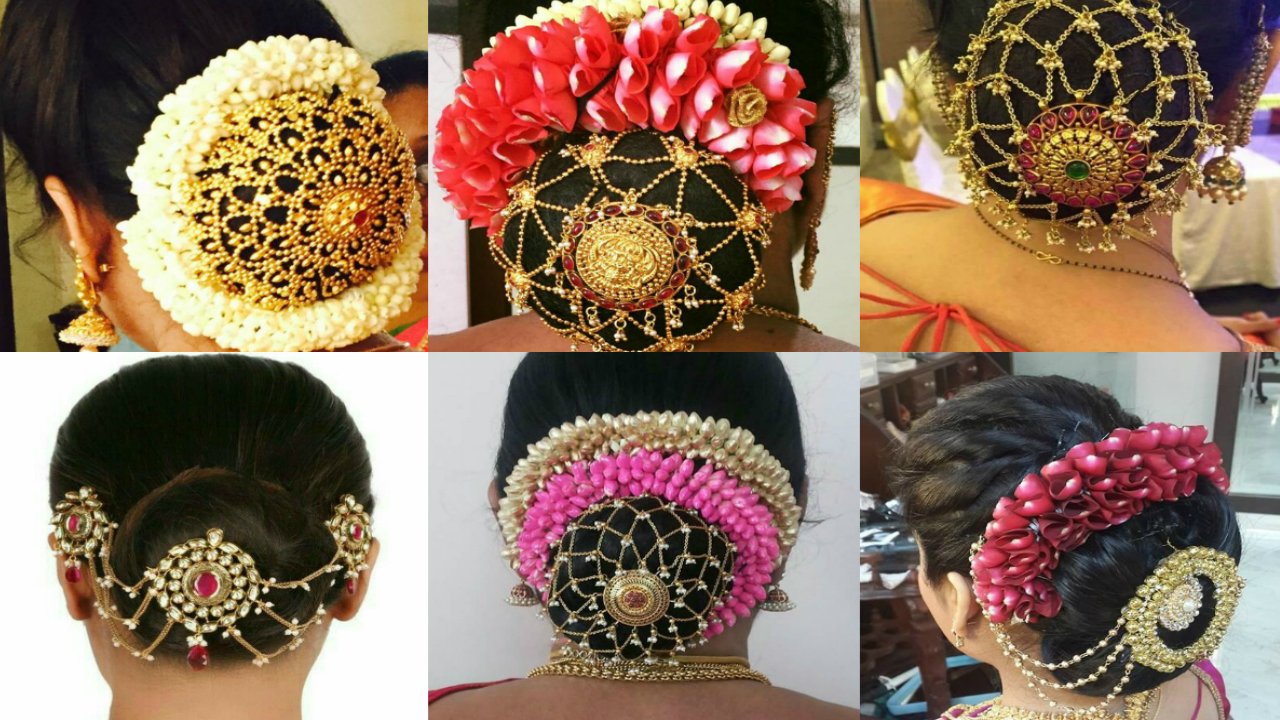 Classic Indian wedding bridal hairstyle – Best Bridal Makeup Artist in  Chennai, Tamilnadu