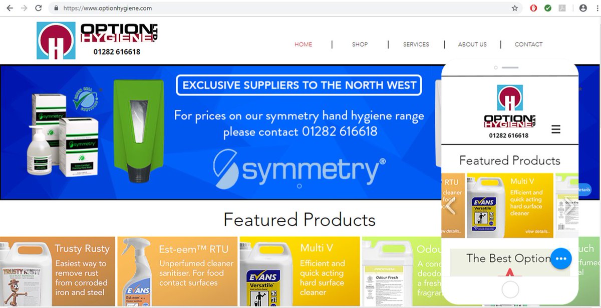 OptionHygiene's tweet image. We are excited to announce our newly redesigned mobile friendly website. Check it out - optionhygiene.com