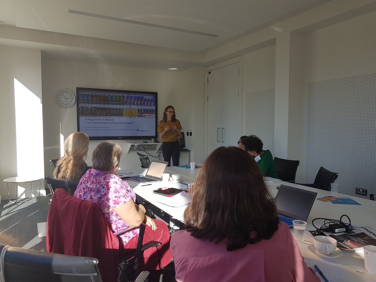 Workshop on Energy Drinks - Kaja Lund-Iversen <a href="/kaja_li/">Kaja Lund-Iversen</a> @Forbrukerradet on the Norwegian experience