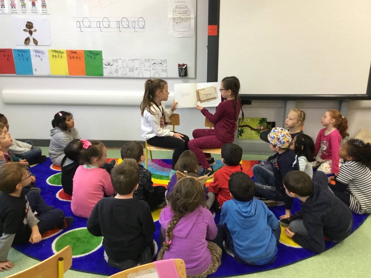 SeniorInfGETNS's tweet photo. Special story time treat from Heather and Layla. Heather read one of our favorite stories “The day the crayons quit”. https://t.co/t9YDzMlGmq