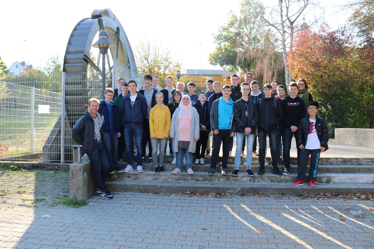 Continuing our <a href="/EUErasmusPlus/">Erasmus+</a> learning this afternoon in Germany with a visit to the water wheel at our host school #renewables <a href="/Leargas/">Léargas</a>