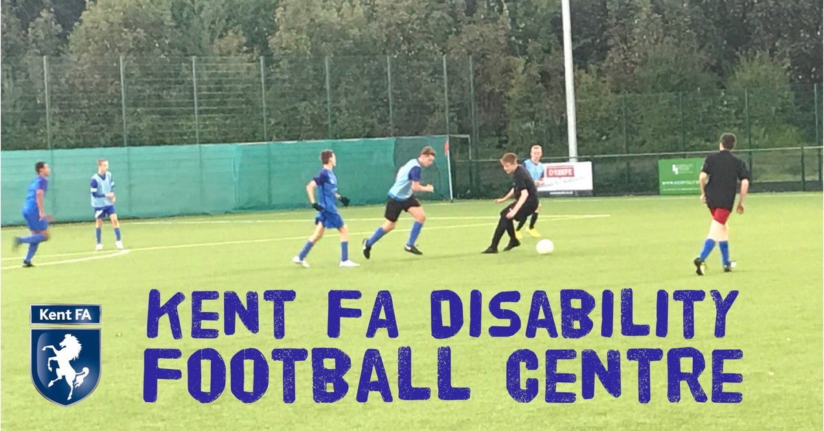 LCundi's tweet photo. 29th October 2018

Kent FA Disability Football Centre 
 
🗓 Monday’s 5.30pm-7pm

👫 Age 7-21 

⚽️ Blind/Partially Sighted, CP, Amputee, Deaf, LD

🏟 @KSports_1

✏️ Follow the link to register -  https://t.co/bsFdn4Gzm3 

💻 For Info contact - Lauren.Cundy@KentFA.com https://t.co/j4PYZig10F