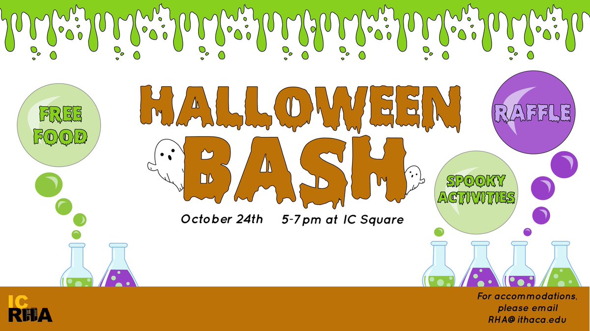ICLowerTerraces's tweet photo. We hope you’ve had a fantastic fall break! Let’s get 👻spooky👻! Join us this Wednesday for free food and some Halloween festivities at IC Square! https://t.co/K6s8lKXDF5