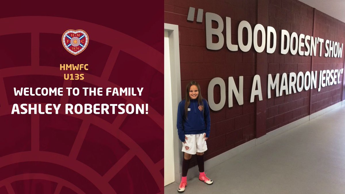 heartswomenfc's tweet photo. ✍| New player signing! Welcome Ashley Robertson to the Hearts family ♥⚽
#HMWFC https://t.co/CXWBimXIqE