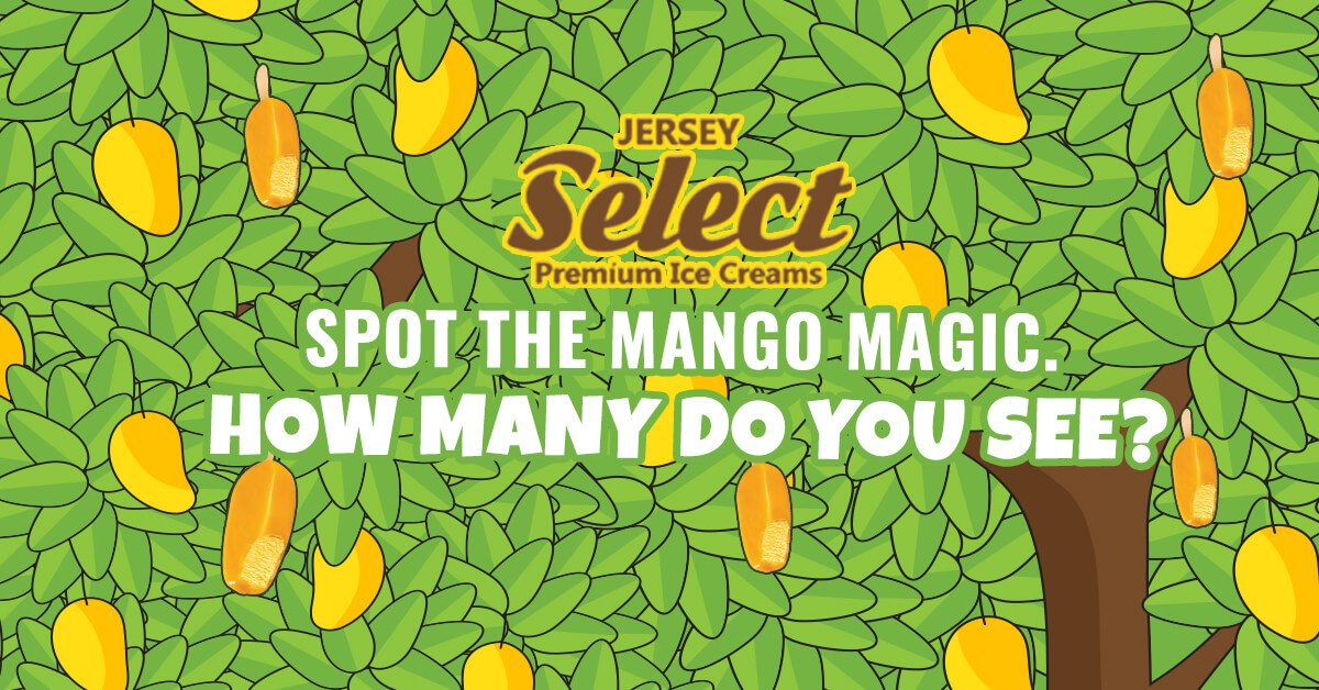 godrejjersey's tweet image. JERSEY Select Mango Magic is as good as a real Mango. Comment how many of them do you see… #quiztime #challenge #icecreamlover #mango