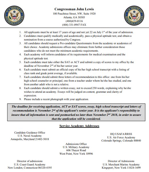 usafa application deadline