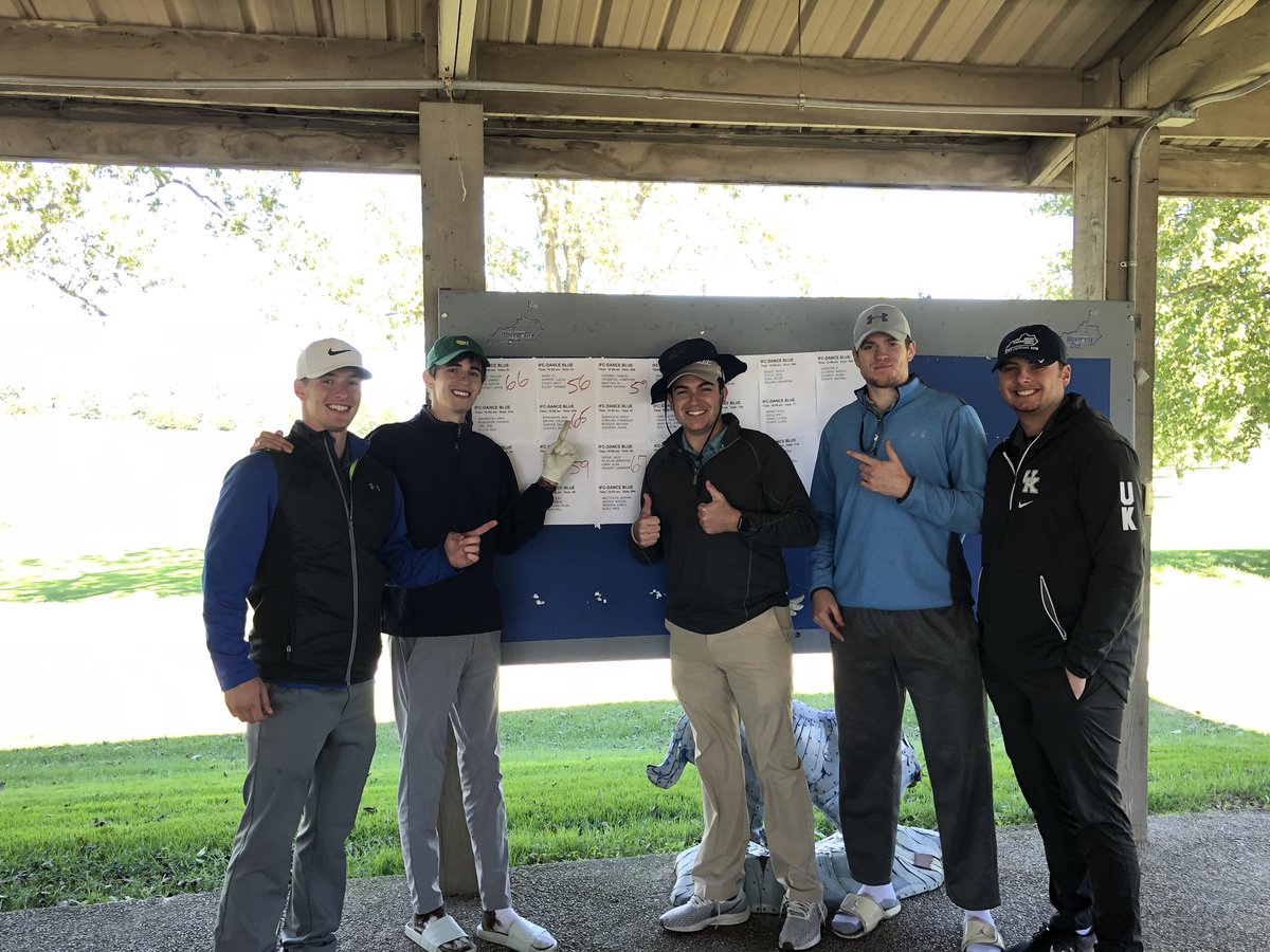 Congrats to <a href="/UKDeltaSig/">Delta Sigma Phi</a> for winning the 1st Annual Golf Outing benefitting @UKDanceBlue. 2nd went to <a href="/KentuckySAE/">Kentucky ΣΑΕ</a> and a tie for 3rd with <a href="/UKPhiGam/">Kentucky FIJI</a> &amp; <a href="/UKKappaAlpha/">Kappa Alpha Order</a>. Thank you so much for your support!