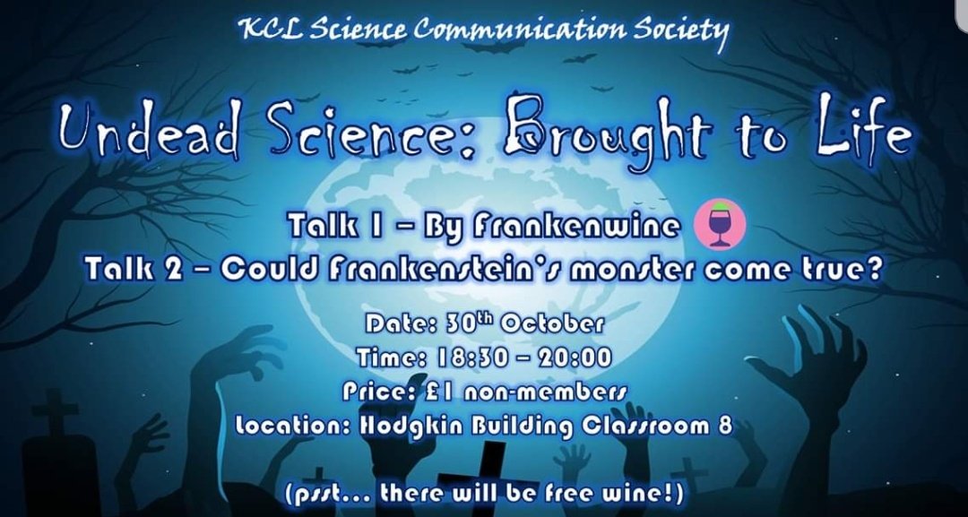 KCL SciComm Society tweet media