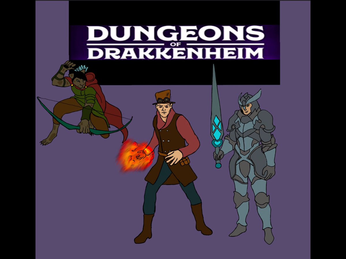 FAN ART by <a href="/BStyxxx/">BroomStyxxx</a> from our live play Dungeons of Drakkenheim! I’m so excited by this! It’s our first fan art for the campaign. Thanks Josh! It’s cool to see other people’s interpretations of our characters! #DungeonsandDragons #DnD #DnD5e #tabletopgames #fanart