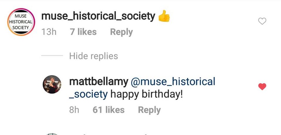 maria_nero's tweet image. Thank you so much @MattBellamy
You're the absolute best 💋