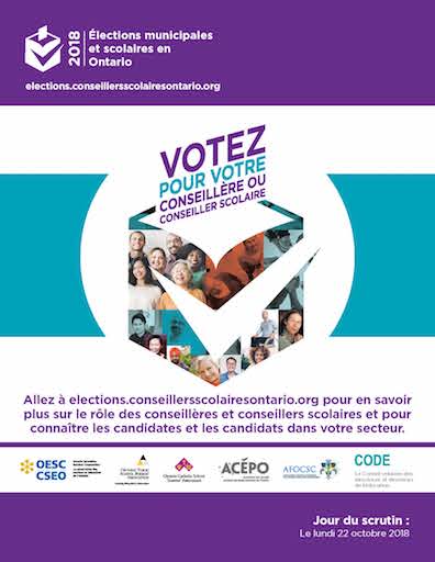 MonCepeo's tweet photo. Les élections municipales et scolaires de l’#Ontario ont lieu aujourd'hui! Il est temps de voter pour votre conseillère ou conseiller scolaire! https://t.co/eaSOI8o8IU #OntEdVotes https://t.co/FPEayBWYmt