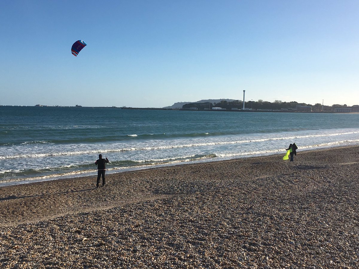 Great day for flying a kite #Weymouth