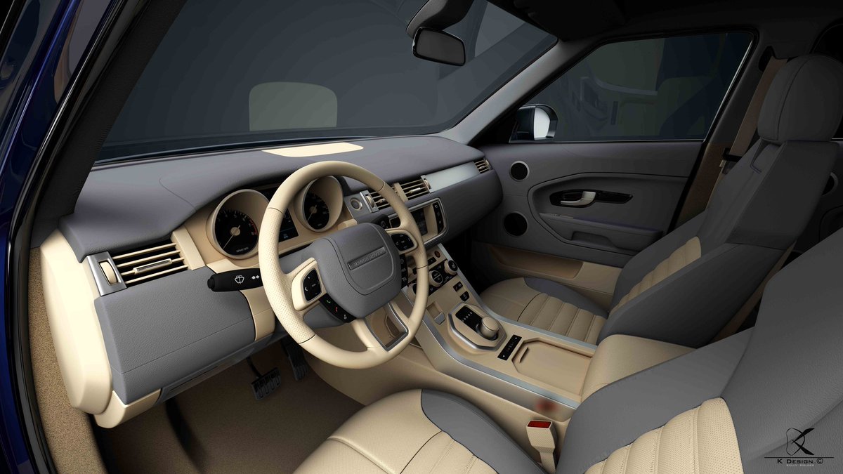 Looking at different trims of a Range Rover #RangeRover #autodesk #visualisation #design #cardesign
