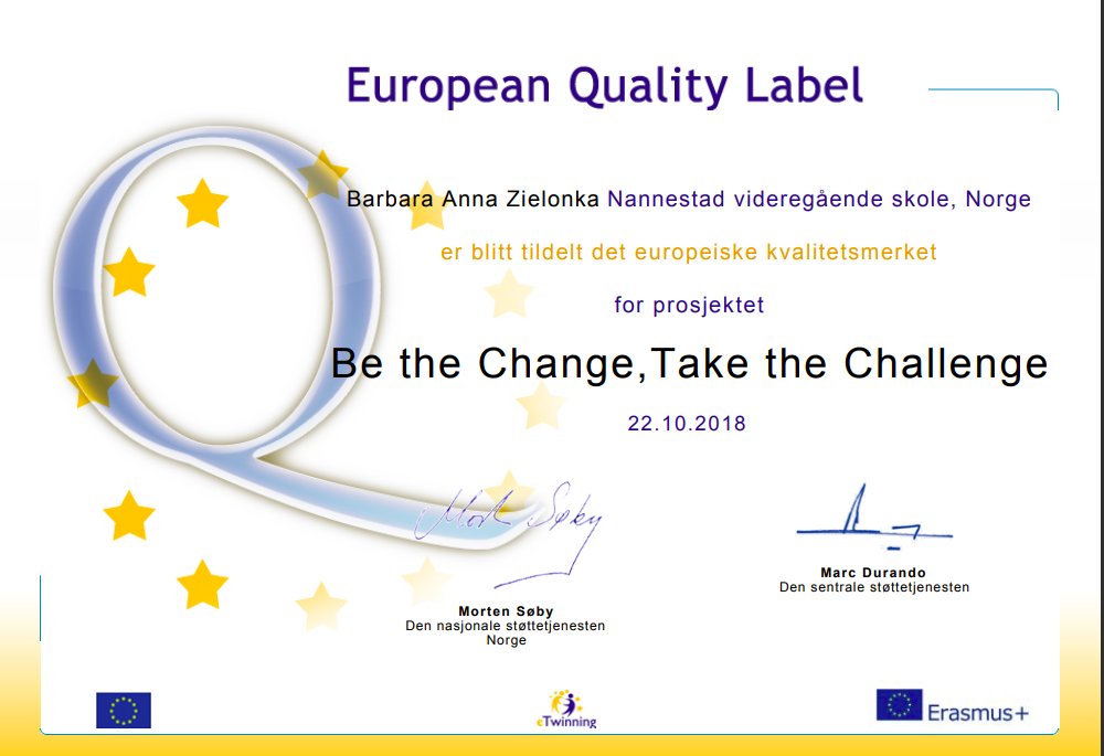 bar_zie's tweet image. #bethechangetakethechallenge #bethechangetakethechallenge1819
@eTwinningNorge @eTwinningEurope 
Hooray Hooray!