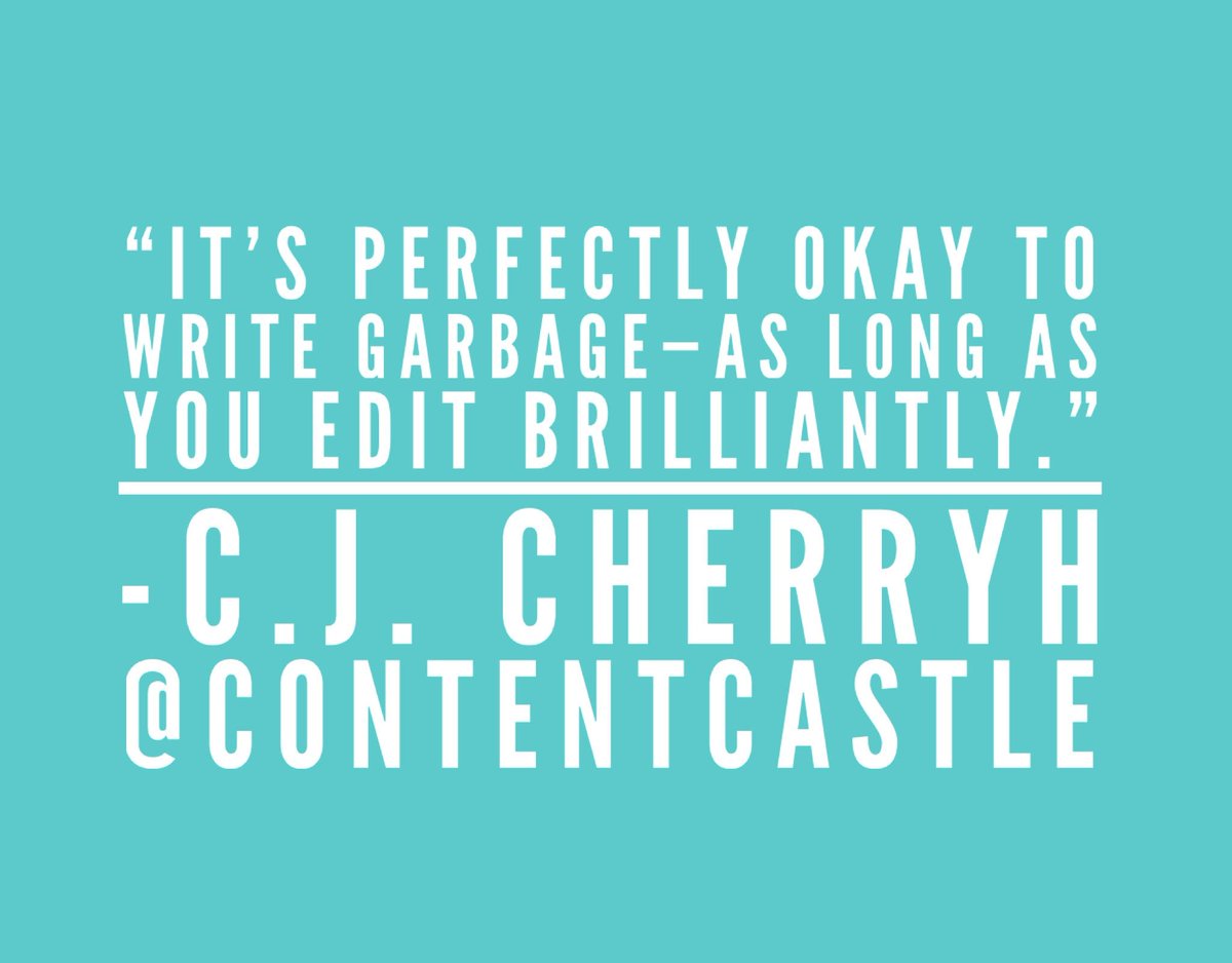 ContentCastle's tweet image. Just write. 🤷 

#contentcastle #thailand🇹🇭 #amwriting #amediting #MondayMotivation #cjcherryh